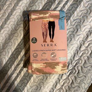 Serra Cute Black Legging Set Size L Unopened